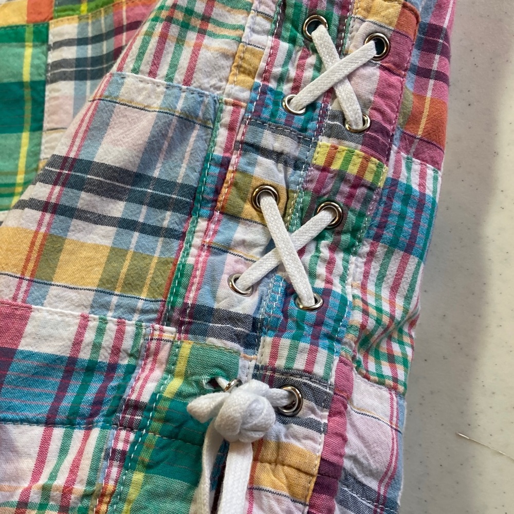Talbots Madras Patchwork Mini Skirt - image 3